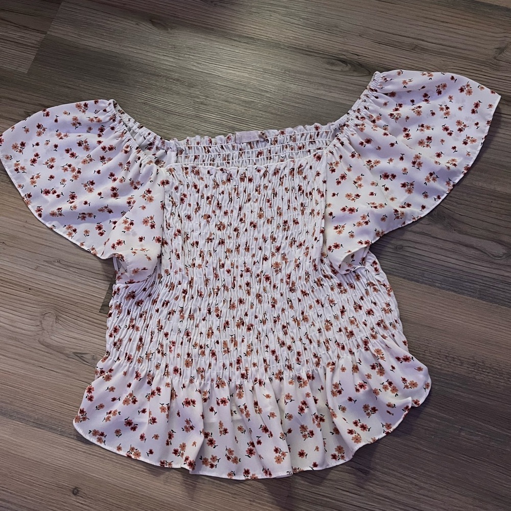Floral Off-Shoulder Top